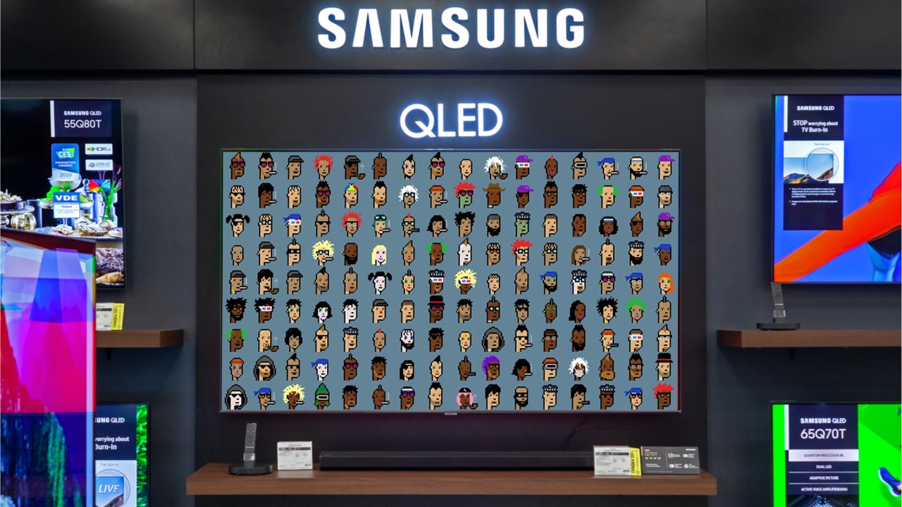 samsung launches tv that can sell NFT